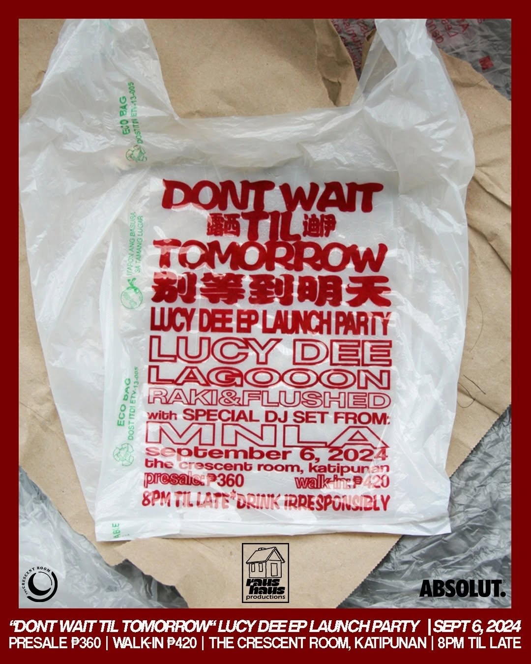 Lucy Dee EP Launch Poster